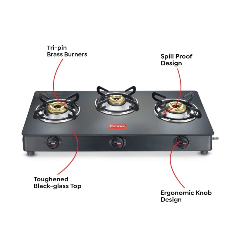 Prestige Magic Plus 3 BRNR Gas Stove