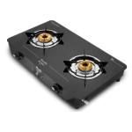 Preethi ZEAL Glass Top 2 Burner Gas Stove