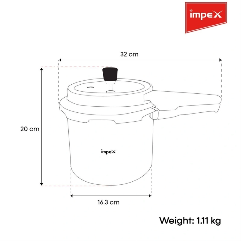 IMPEX Delight 3L Cooker