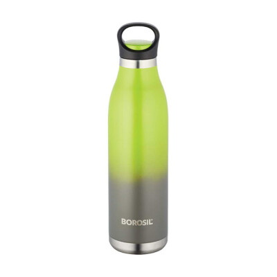 Borosil Vacuum Bottle ColorCrush 700ML, Green