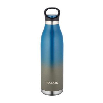 Borosil Vacuum Bottle ColorCrush 700ML, Blue