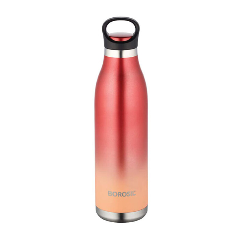 Borosil Vacuum Bottle ColorCrush 700ML, Red