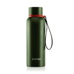 Borosil Vacuum Bottle Trek 500ML, Green