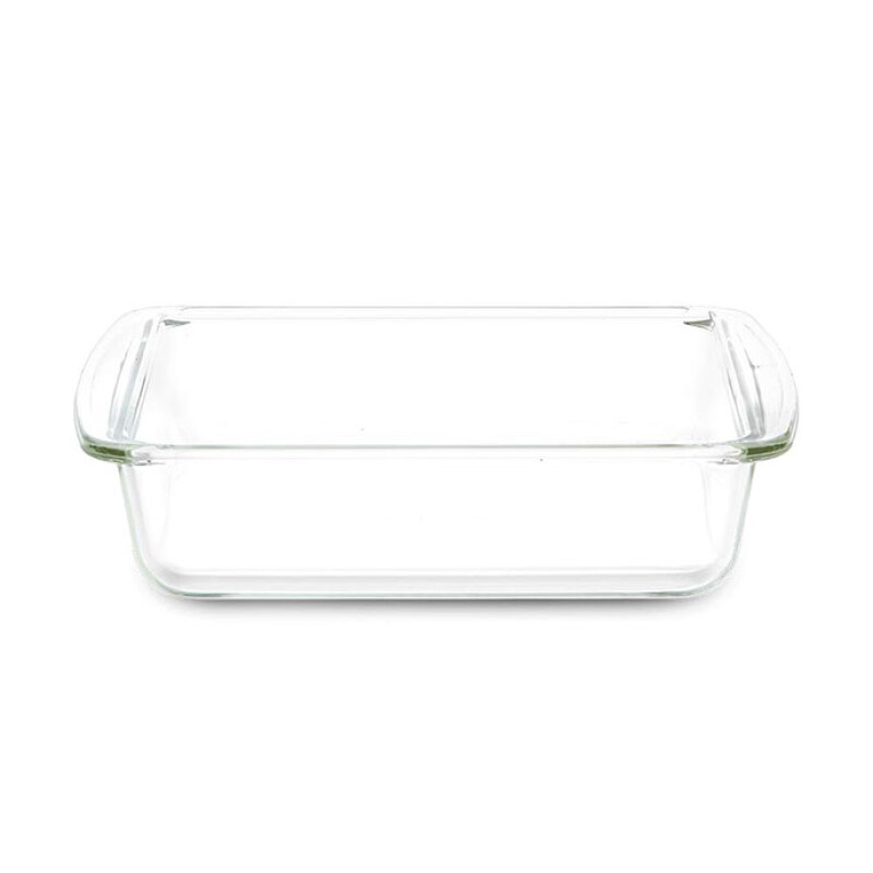 Borosil Square Dish With Handle Easy Grip 2L