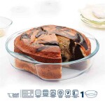 Borosil Round Cake Dish 1.5L