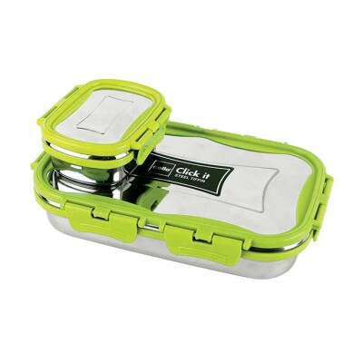 Cello Click It Stainless Steel Tiffin Carrier Big