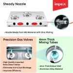 IMPEX Steel 13B 3 Burner LPG Stove