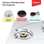 IMPEX Steel 13B 3 Burner LPG Stove