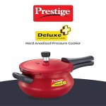 Prestige Deluxe Plus Aluminium Outer Lid Mini Pressure Handi, 3L, Red