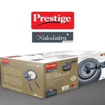 Prestige Nakshatra Plus Svachh Hard Anodised Spillage Control Handi Inner Lid Pressure Cooker, 5L