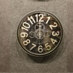 Modern Gear Wall Clock – Black Industrial Design