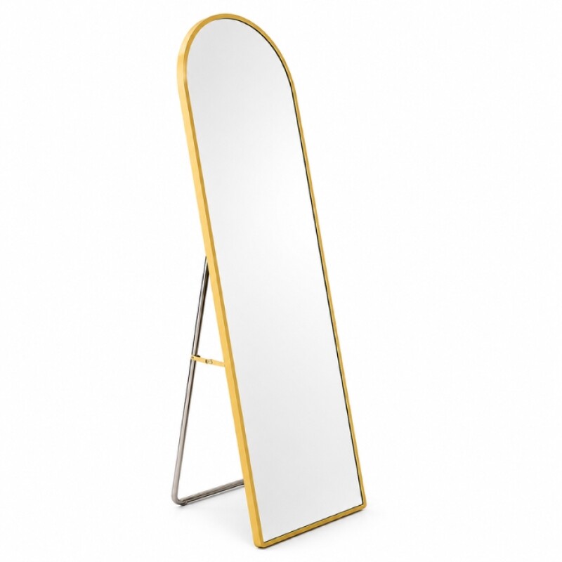 Gold Edge Fiber Full Length Floor Mirror
