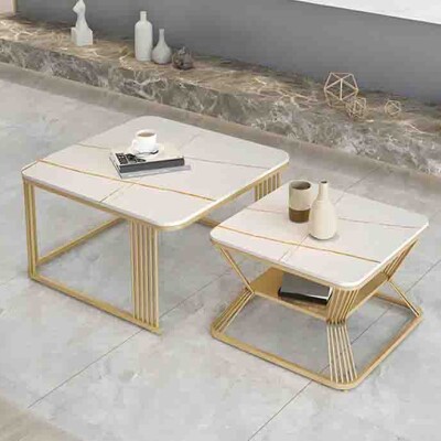 BH Engineered White Coffee Table