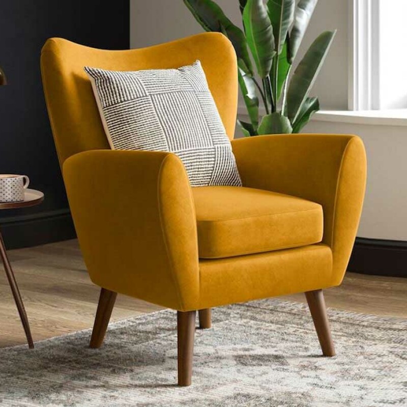 BH Cozy Fabric Lounge Chair