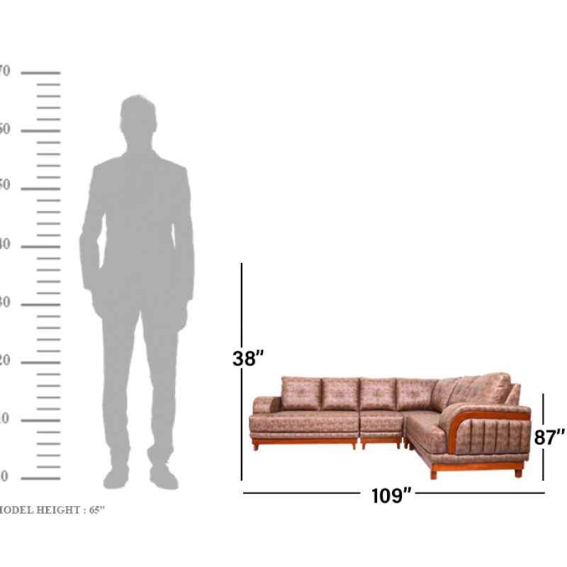 LG-504 Corner Sofa