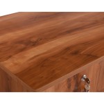 Gaz Teak Finish Office Table