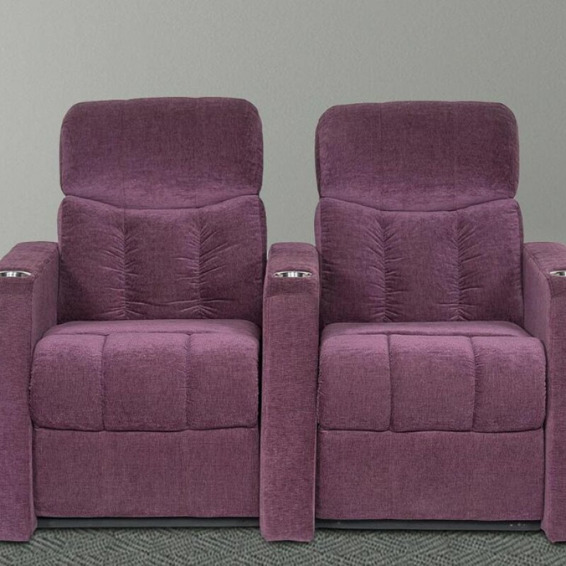 BH Engineered Plush Fabric Upholstery Recliners