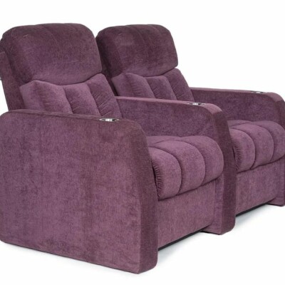 BH Engineered Plush Fabric Upholstery Recliners