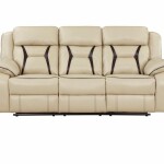 BH Cream 3-Seater Recliner