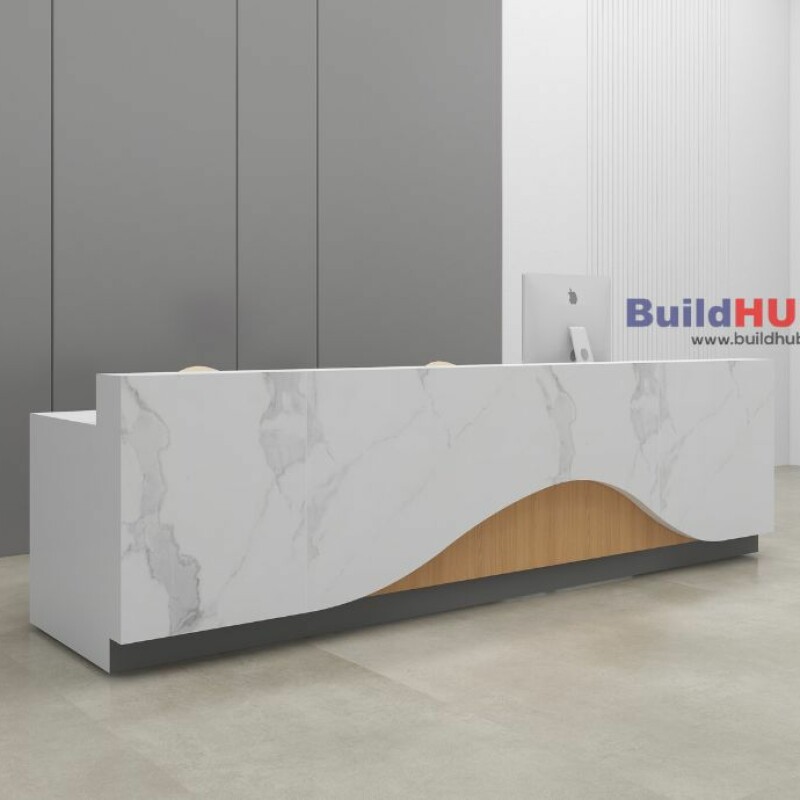 BH Engineered Curved Reception Desk