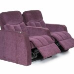 BH Engineered Plush Fabric Upholstery Recliners