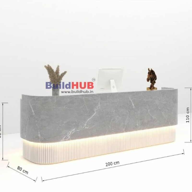 BH Engineered Serene Reception Desk