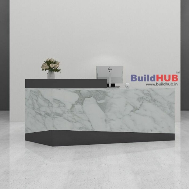 BH Engineered Marble Reception Desk