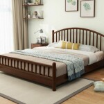 BH Engineered Sleek Wood Cot