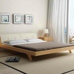 BH Contemporary Natural Wood Cot