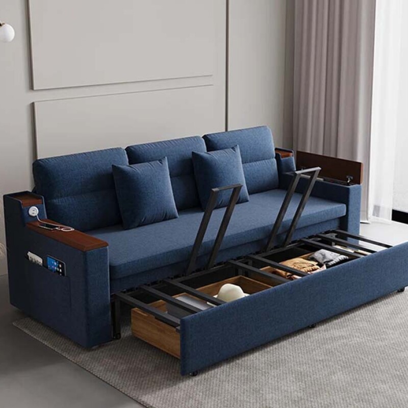 BH Comfort Fabric Sofa cum Bed