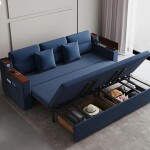 BH Comfort Fabric Sofa cum Bed