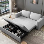 BH Cozy Comfort Fabric Sofa cum Bed