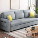 BH Elegant Fabric Sofa cum Bed