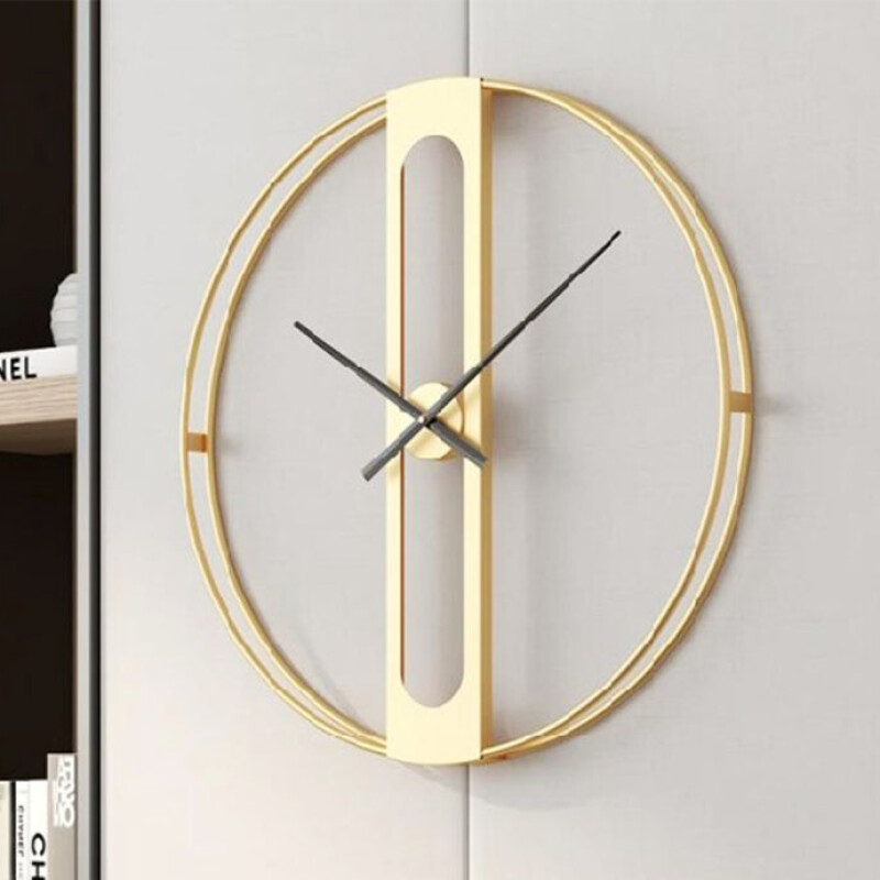 Modern Gold Wall Clock HT