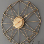 New Line Abstraction Wall Clock HT