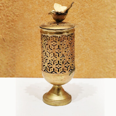 Brass Birdcrest Vase MA 236 YAS