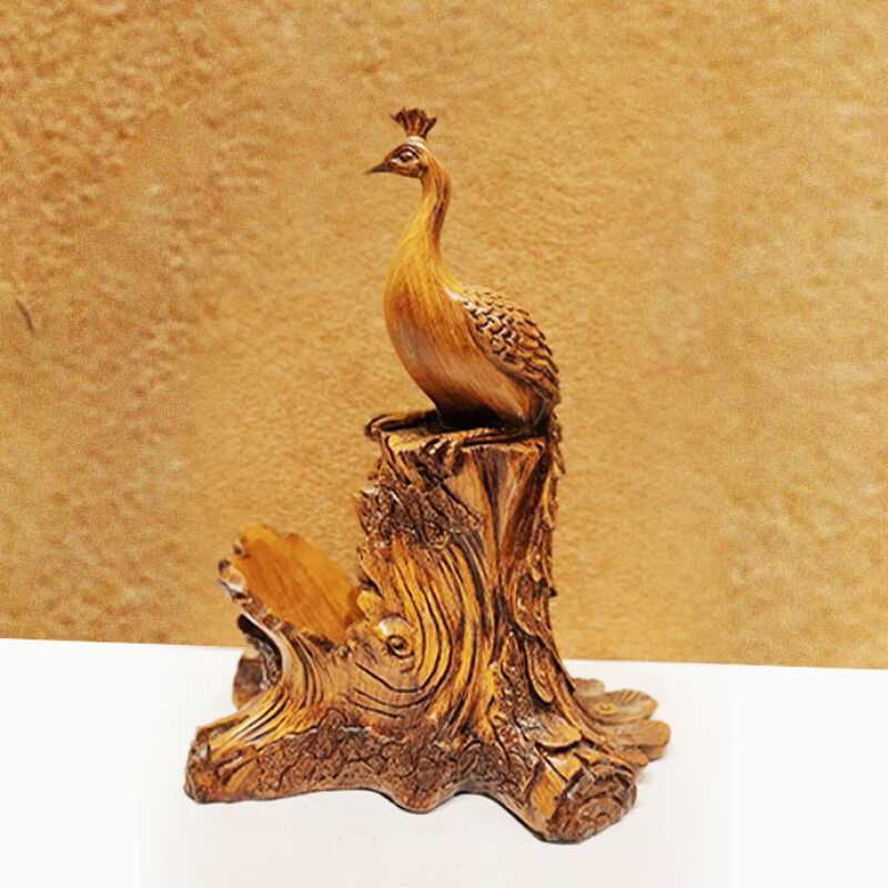 Handcrafted Wooden Bird FL BL 3231