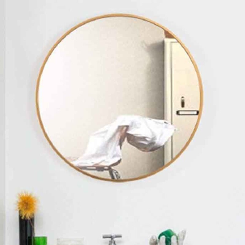 Gold Round Mirror HT