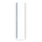 BHF 3 Door Wardrobe in White & Electric Blue Finish