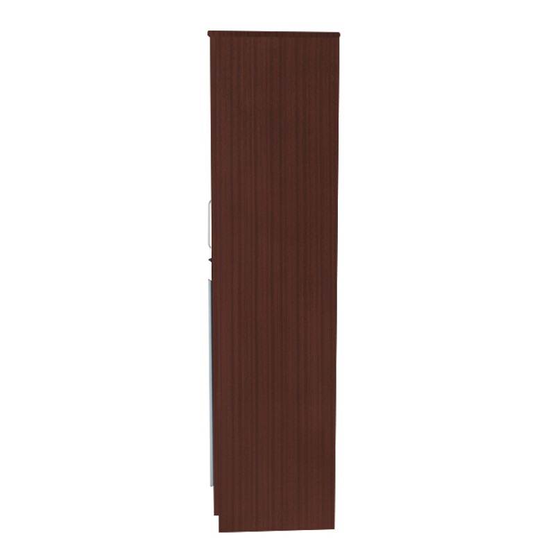 Engineering Wood 3 Door Wardrobe in Mahagony Finish