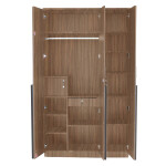 Engineering Wood 3 Door Wardrobe in Lorraine Walnut